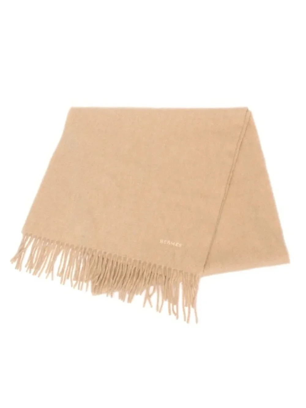 Hermes Scarf Cashmere Uni Brode